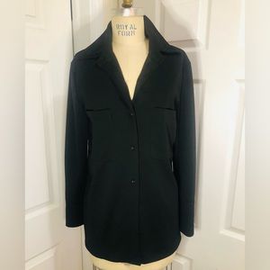 Knit button down tailored shirt.